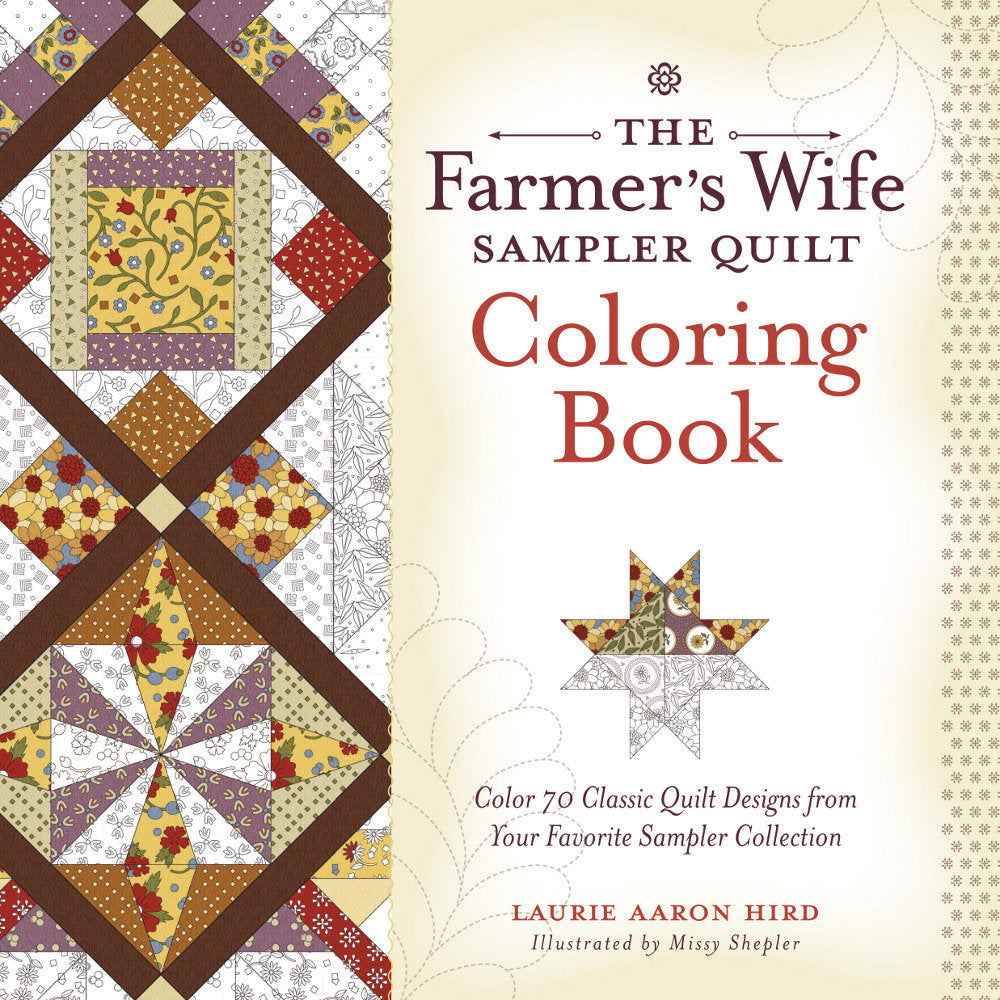 The Farmer's Wife Sampler Quilt Coloring Book-Lifestyle and Leisure-買書書 BuyBookBook
