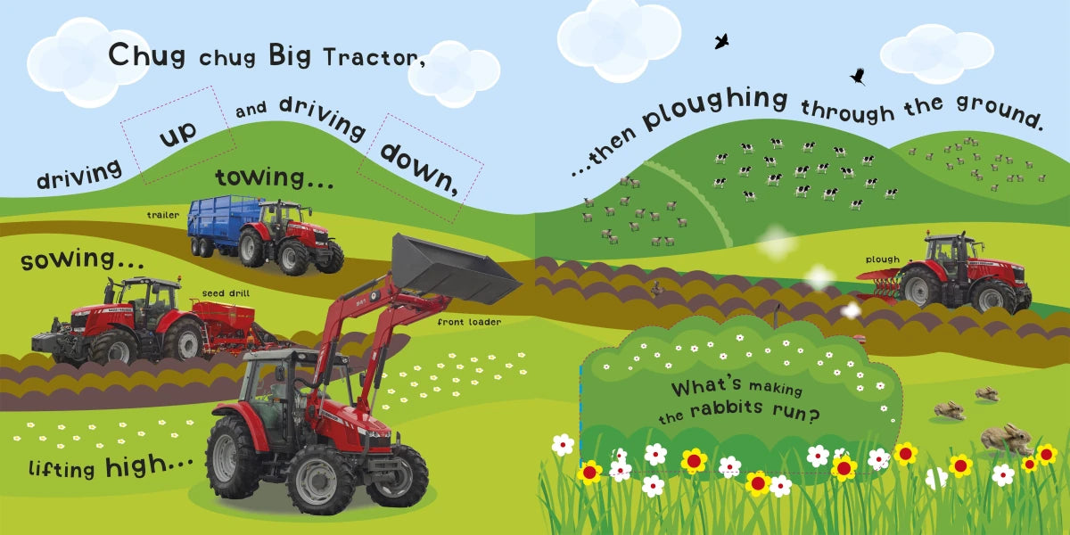 Chug, Chug Tractor US - Board book