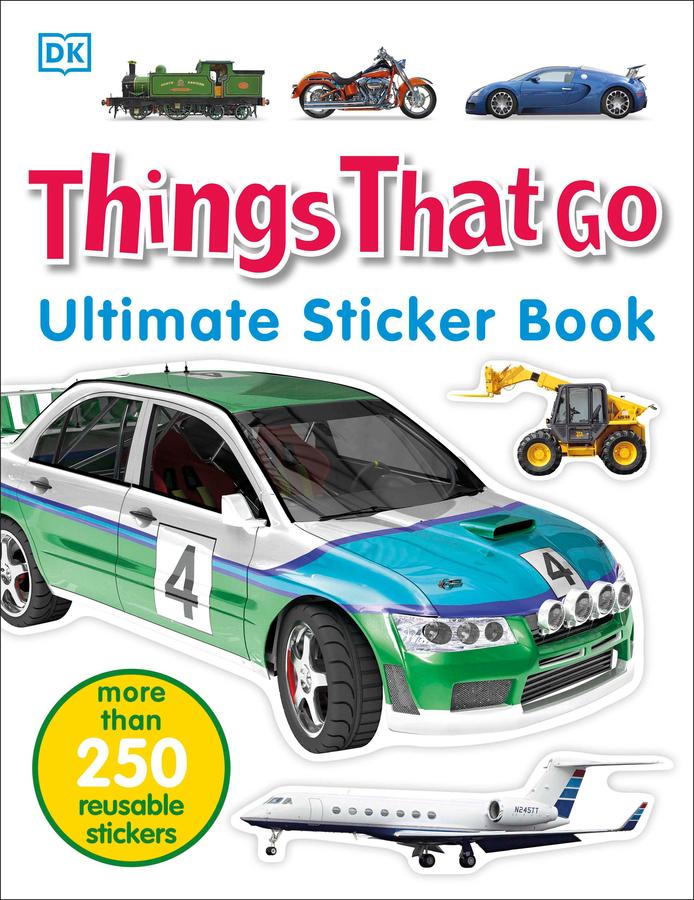 Ultimate Sticker Book: Things That Go-Children’s interactive and activity books and kits-買書書 BuyBookBook