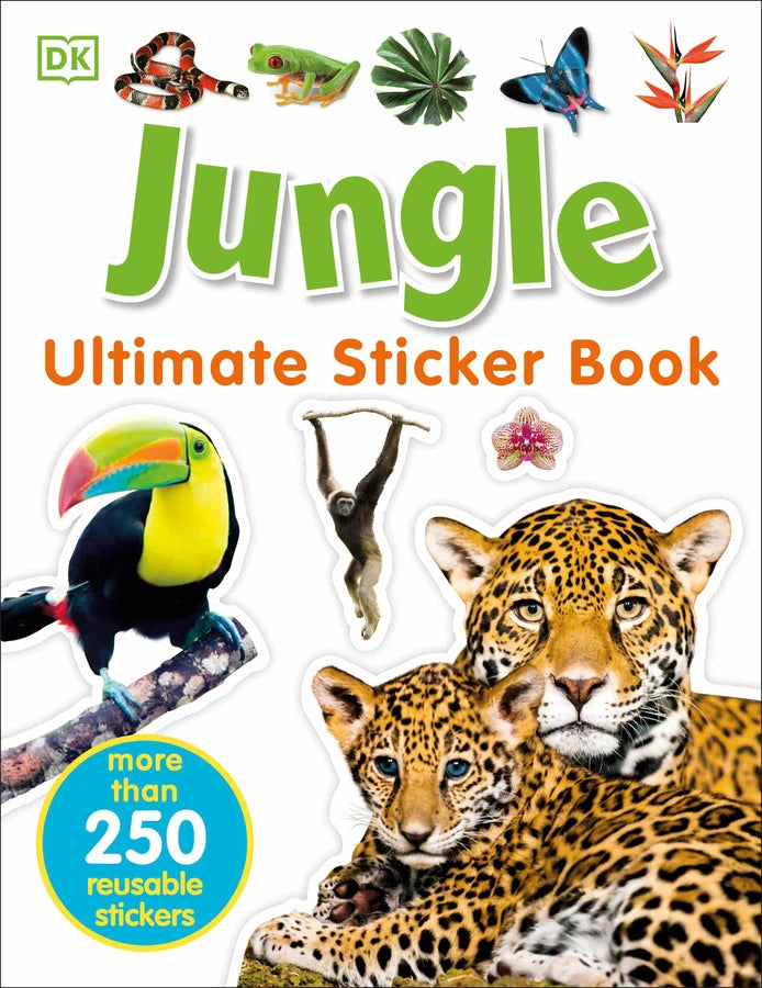 Ultimate Sticker Book: Jungle-Children’s interactive and activity books and kits-買書書 BuyBookBook