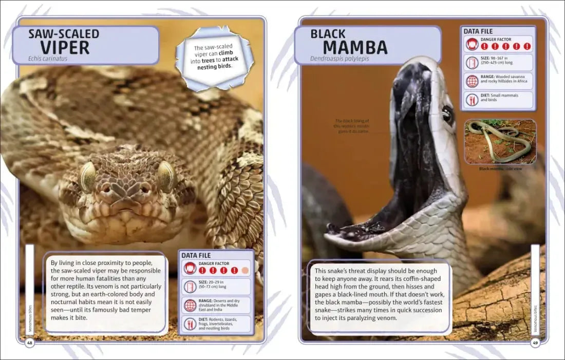 Nature's Deadliest Creatures Visual Encyclopedia US - Hardback
