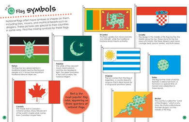 Ultimate Sticker Book: Flags Around the World US - Paperback / softback