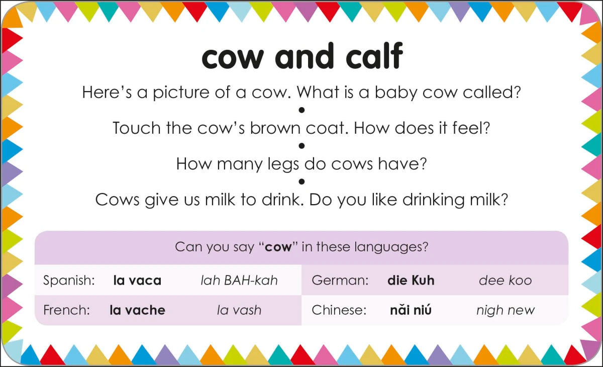 My First Touch and Feel Picture Cards: Farm US - Cards