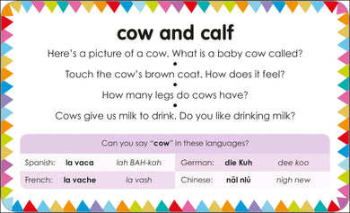 My First Touch and Feel Picture Cards: Farm US - Cards