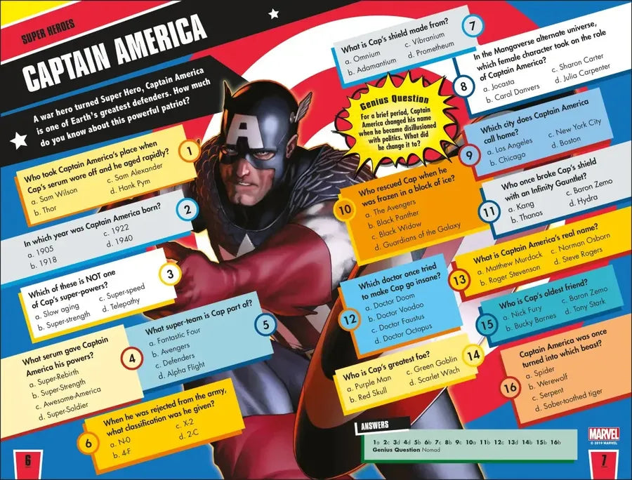 Marvel Ultimate Quiz Book US - Paperback / softback