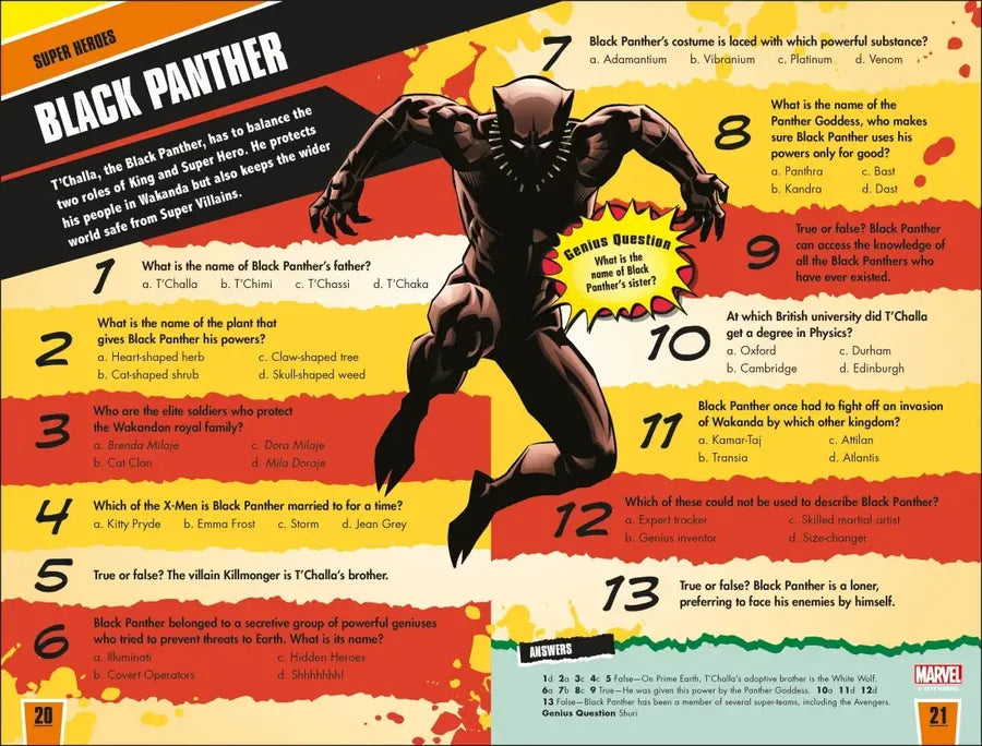 Marvel Ultimate Quiz Book US - Paperback / softback