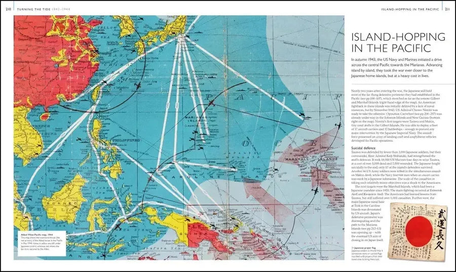 World War II Map by Map US - Hardback