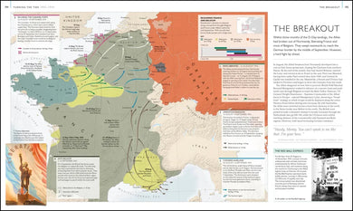 World War II Map by Map US - Hardback