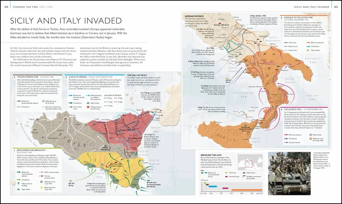 World War II Map by Map US - Hardback