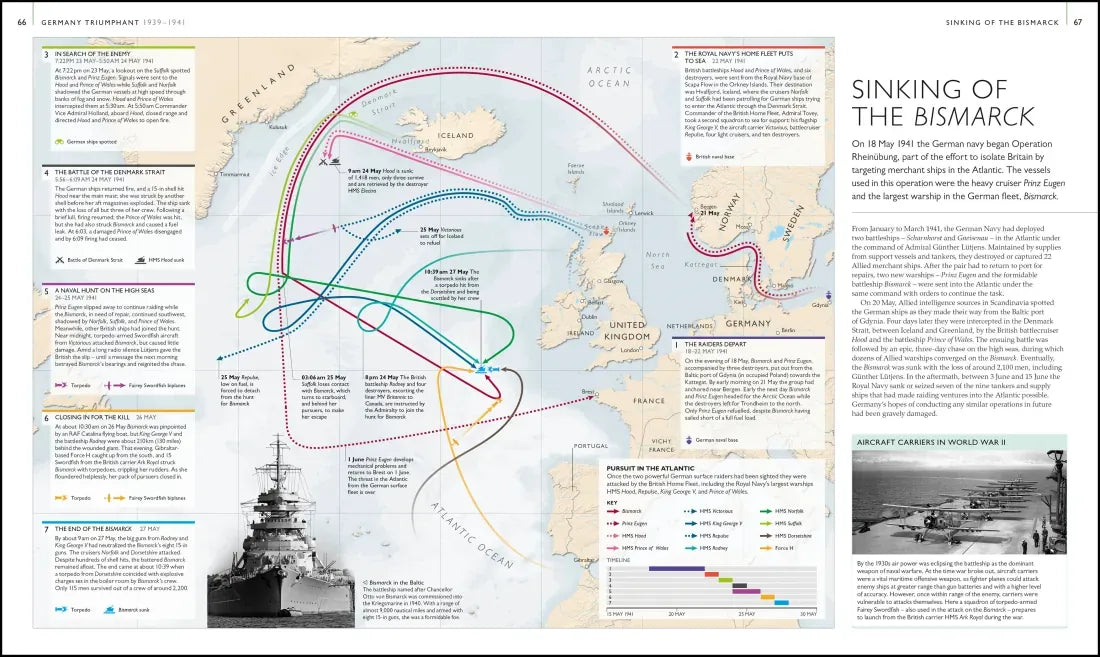 World War II Map by Map US - Hardback
