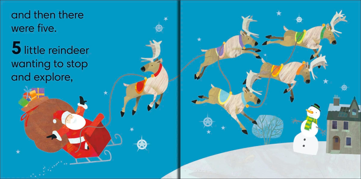 Jonny Lambert's Ten Little Reindeer US - Board book