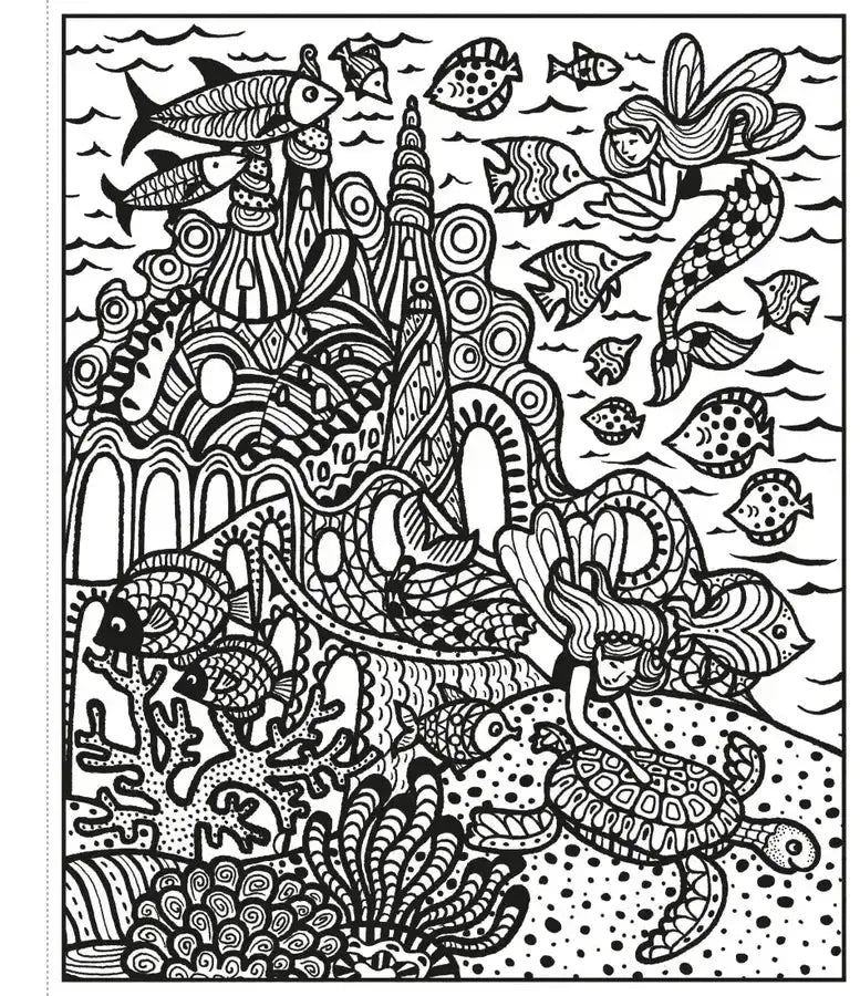 Fairy Palaces Magic Painting Book GB - Paperback / softback