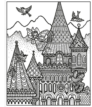 Fairy Palaces Magic Painting Book GB - Paperback / softback