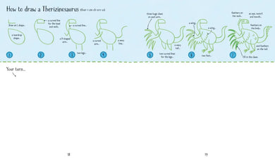 Step-by-Step Drawing Dinosaurs GB - Paperback / softback