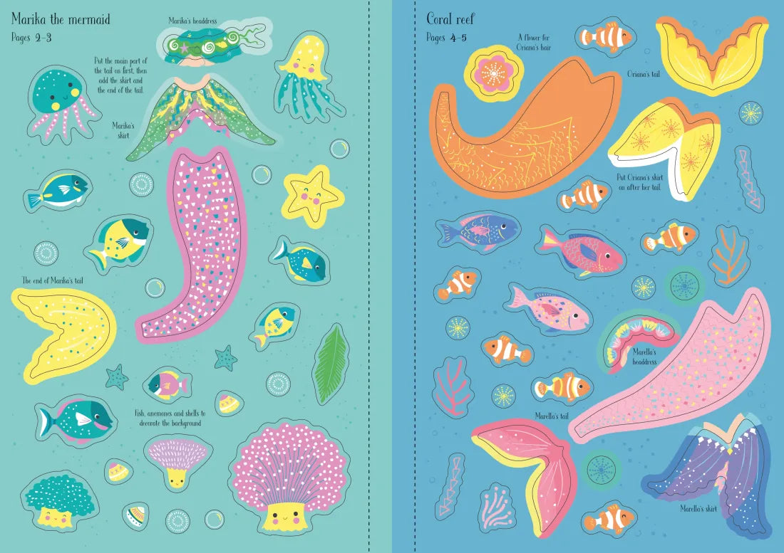 Little Sticker Dolly Dressing Mermaid GB - Paperback / softback