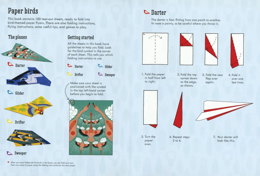 100 Birds to Fold and Fly GB - Paperback / softback