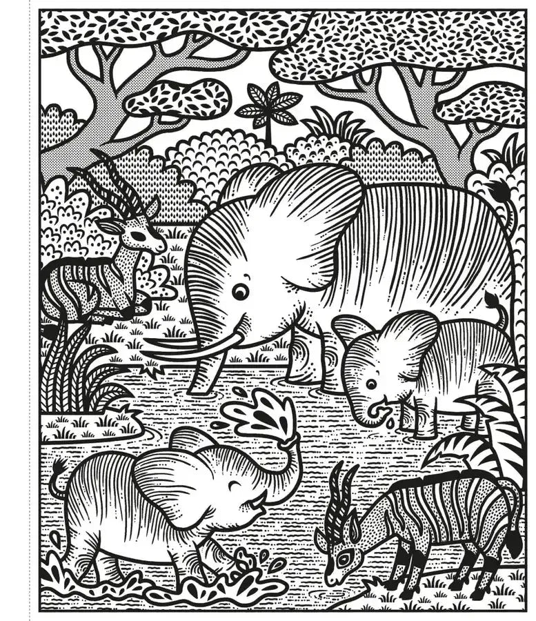 Jungle Magic Painting Book GB - Paperback / softback