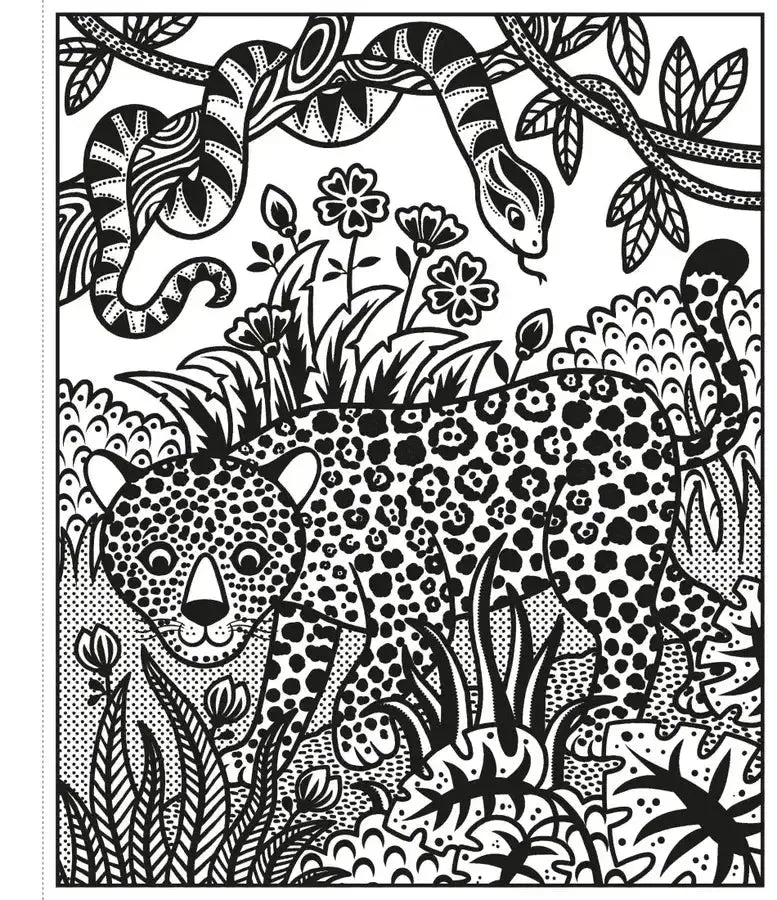 Jungle Magic Painting Book GB - Paperback / softback