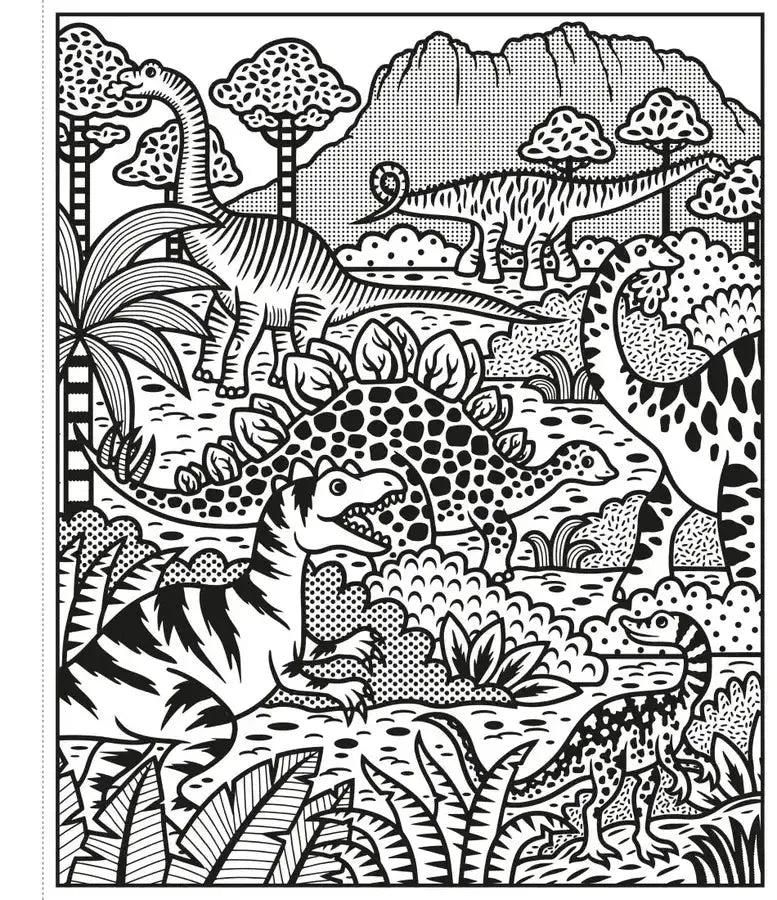 Dinosaurs Magic Painting Book GB - Paperback / softback