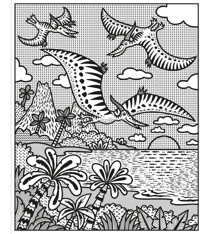Dinosaurs Magic Painting Book GB - Paperback / softback