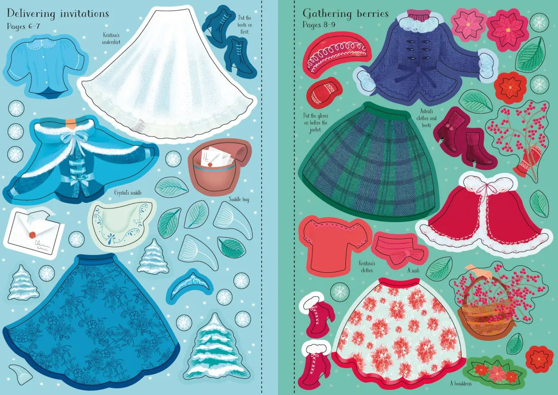 Little Sticker Dolly Dressing Snow Princess GB - Paperback / softback