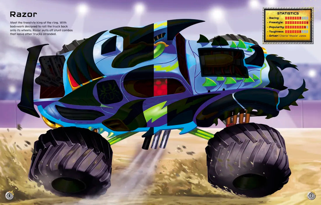 Build Your Own Monster Trucks Sticker Book GB - Paperback / softback