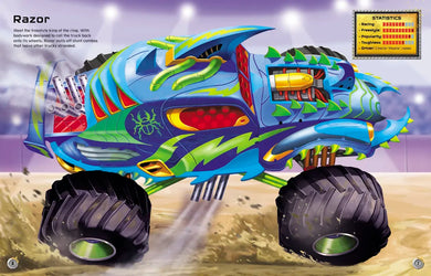 Build Your Own Monster Trucks Sticker Book GB - Paperback / softback