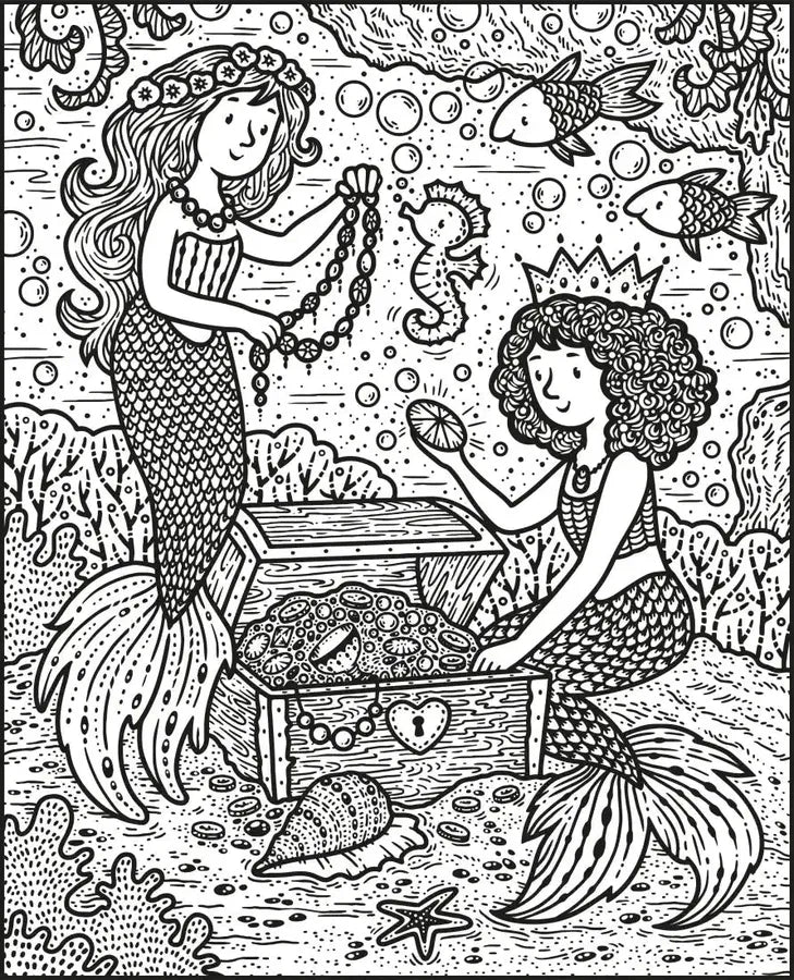 Mermaids Magic Painting Book GB - Paperback / softback
