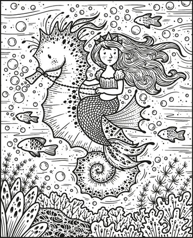 Mermaids Magic Painting Book GB - Paperback / softback