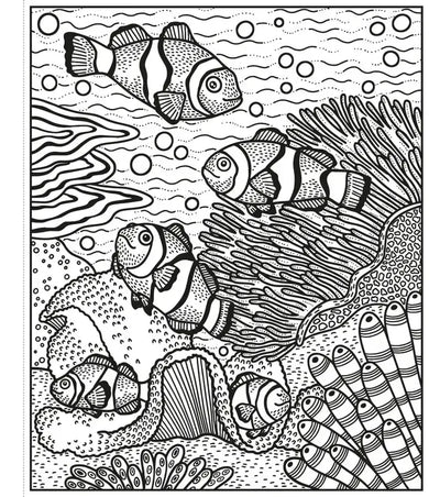 Coral Reef Magic Painting Book GB - Paperback / softback