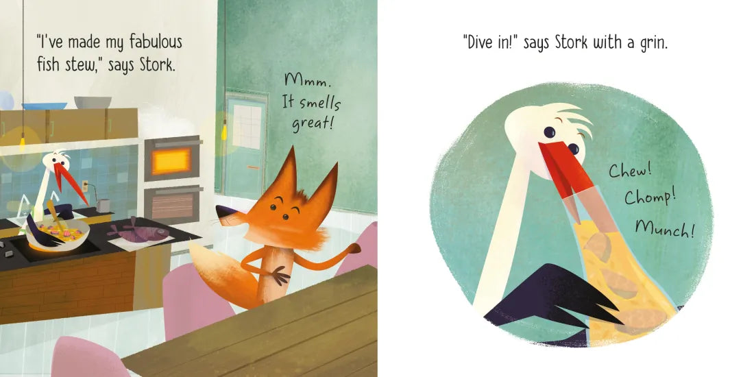 The Fox and the Stork GB - Board book