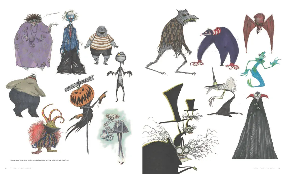 Tim Burton's The Nightmare Before Christmas Visual Companion US - Hardback