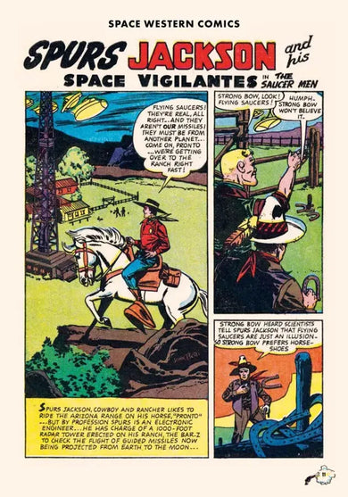 Space Western Comics: Cowboys vs. Aliens, Commies, Dinosaurs, & Nazis! US - Paperback / softback