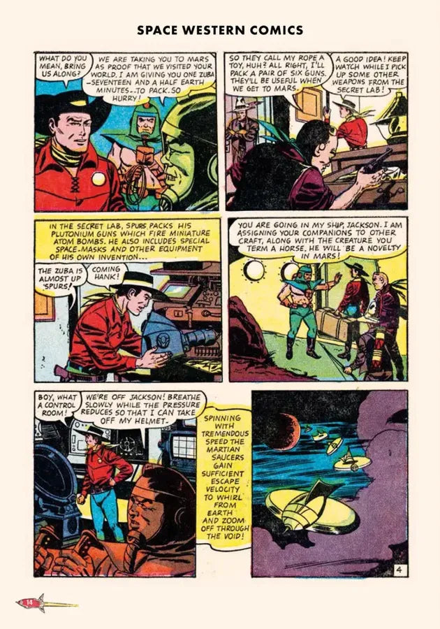Space Western Comics: Cowboys vs. Aliens, Commies, Dinosaurs, & Nazis! US - Paperback / softback