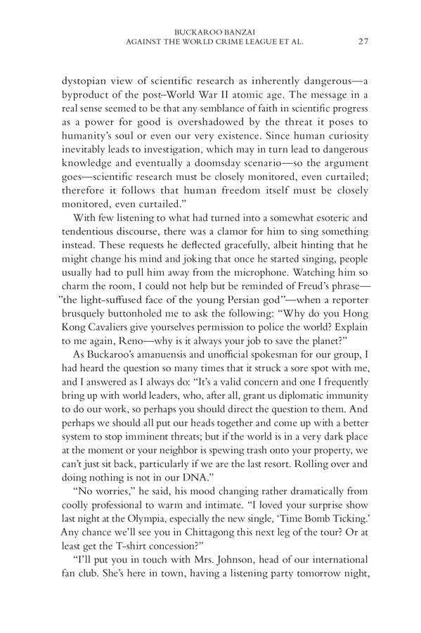 Buckaroo Banzai Against the World Crime League, Et Al: A Compendium of Evils US - Paperback / softback