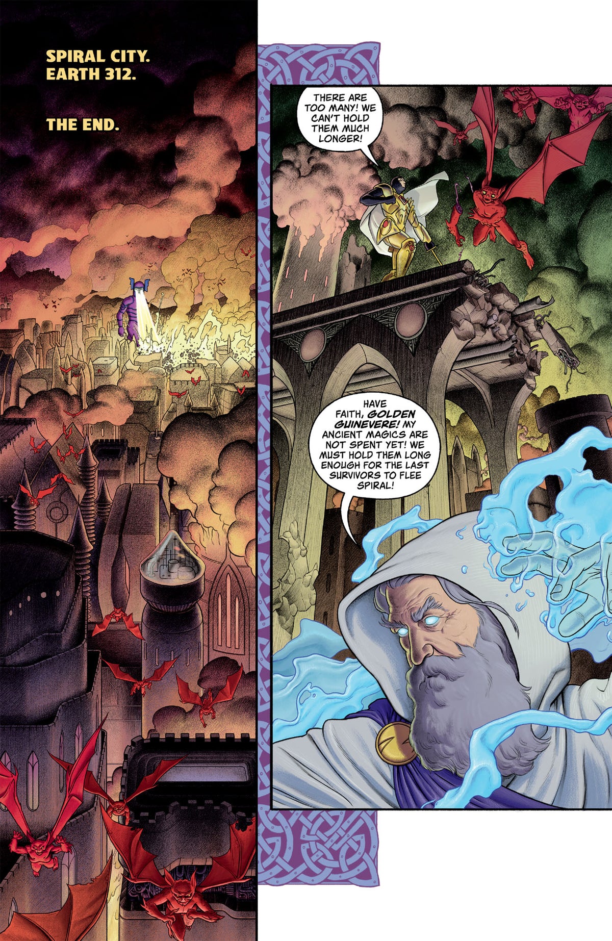 Black Hammer Library Edition Volume 4 interior 1 (ISBN 9781506740898)
