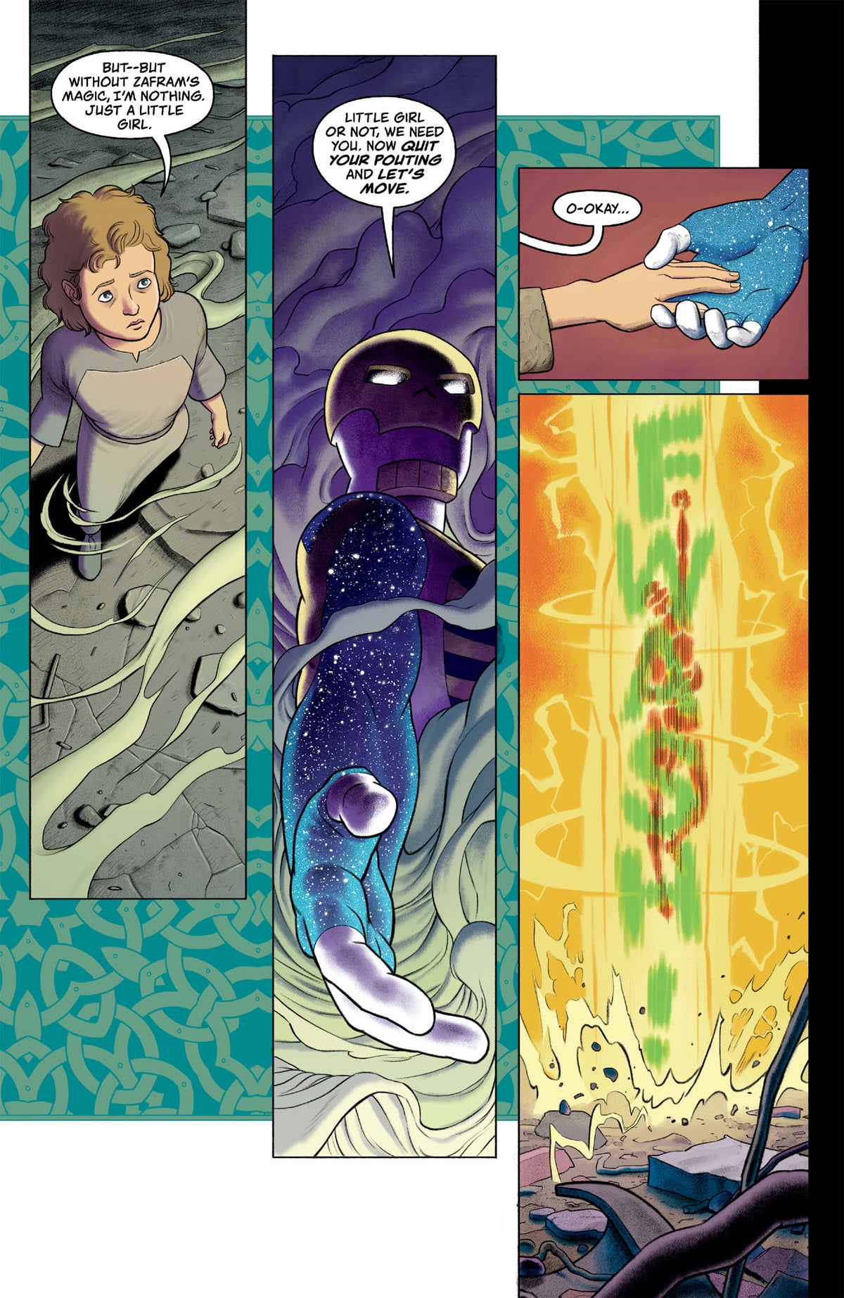 Black Hammer Library Edition Volume 4 interior 3 (ISBN 9781506740898)