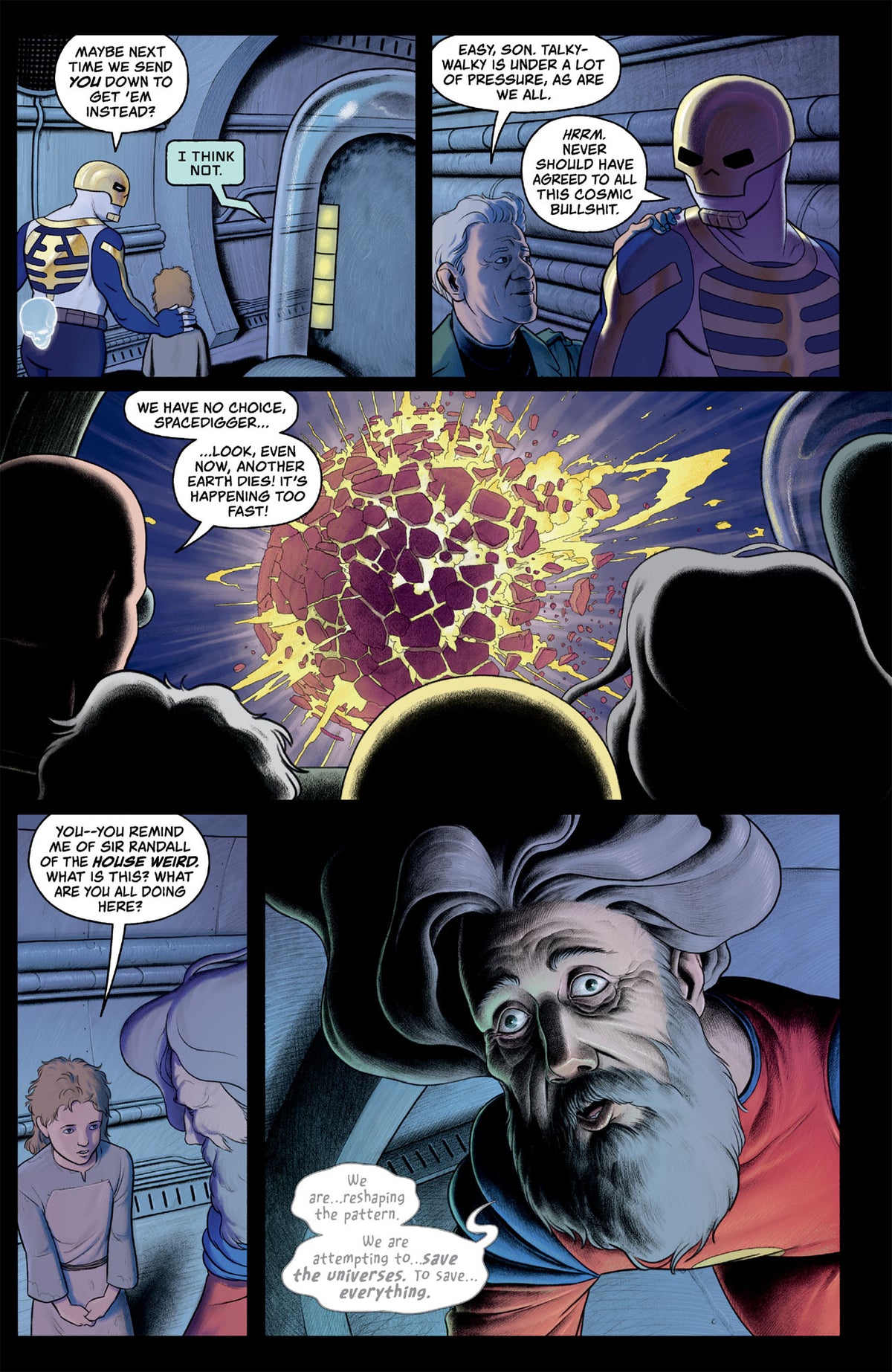 Black Hammer Library Edition Volume 4 interior 5 (ISBN 9781506740898)