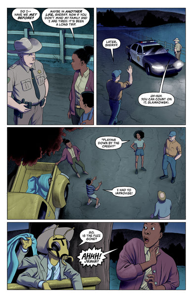 Black Hammer Library Edition Volume 4 interior 9 (ISBN 9781506740898)
