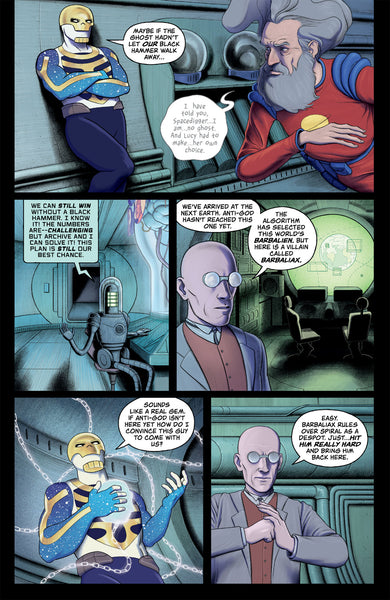 Black Hammer Library Edition Volume 4 interior 11 (ISBN 9781506740898)