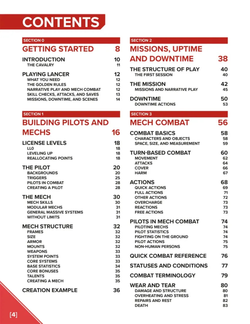 Lancer TTRPG Core Rulebook US - Hardback