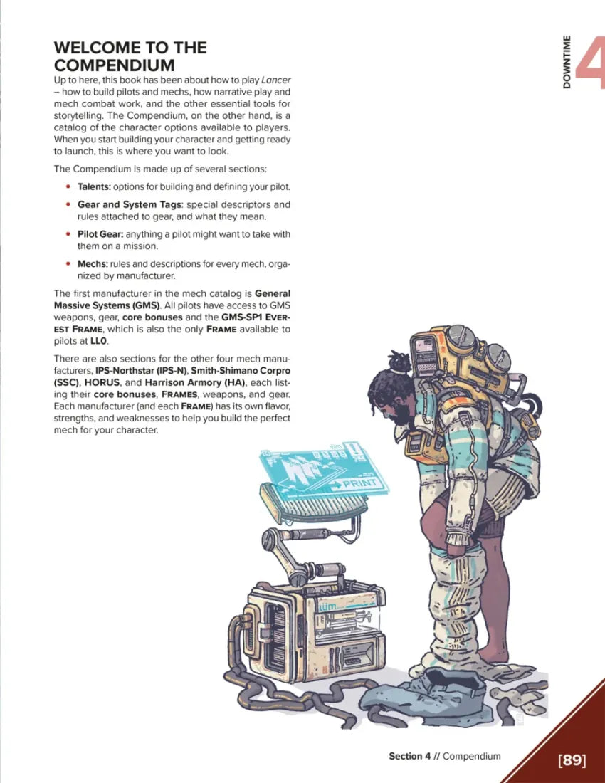 Lancer TTRPG Core Rulebook US - Hardback