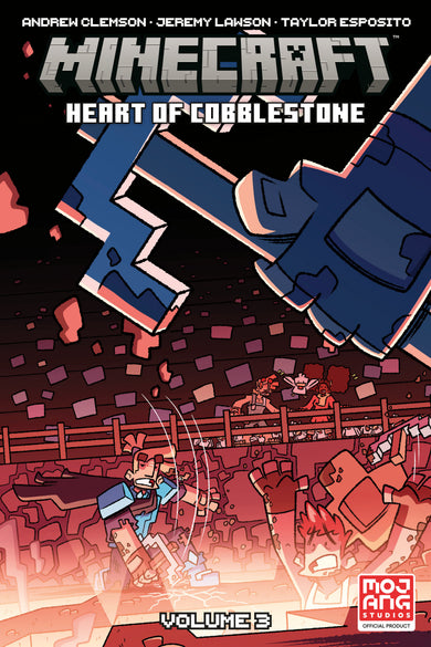Minecraft: Heart of Cobblestone Volume 3 cover (ISBN 9781506743196)