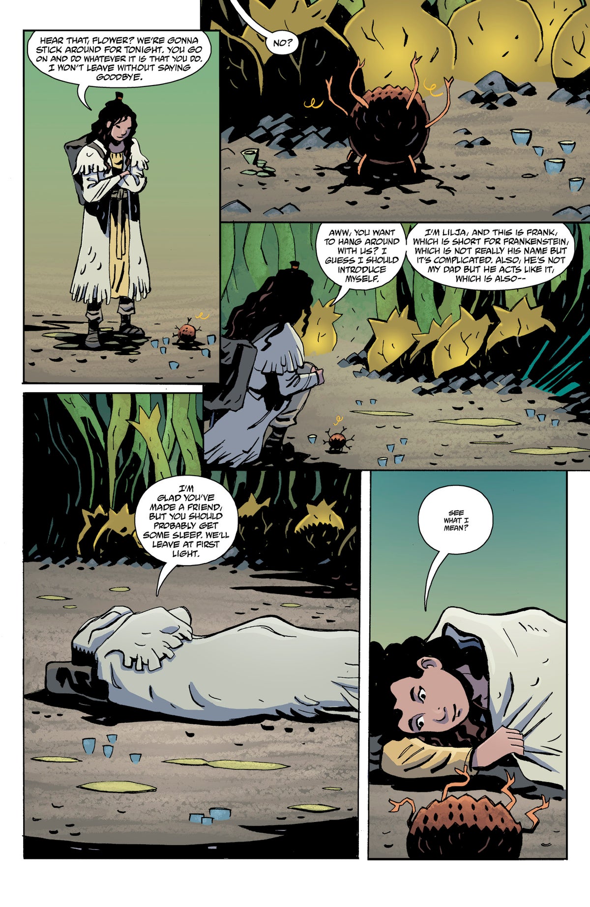 Frankenstein: New World Volume 3--The Speed of Darkness interior 2 (ISBN 9781506745923)