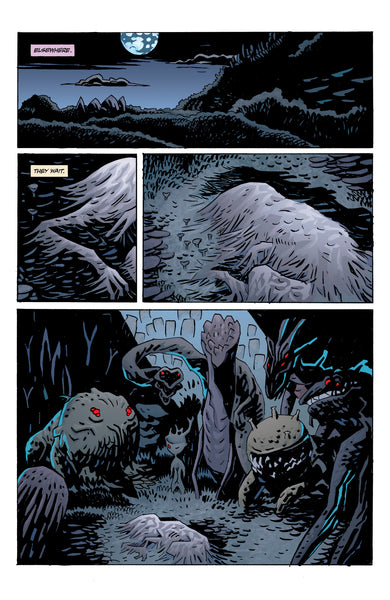 Frankenstein: New World Volume 3--The Speed of Darkness interior 3 (ISBN 9781506745923)