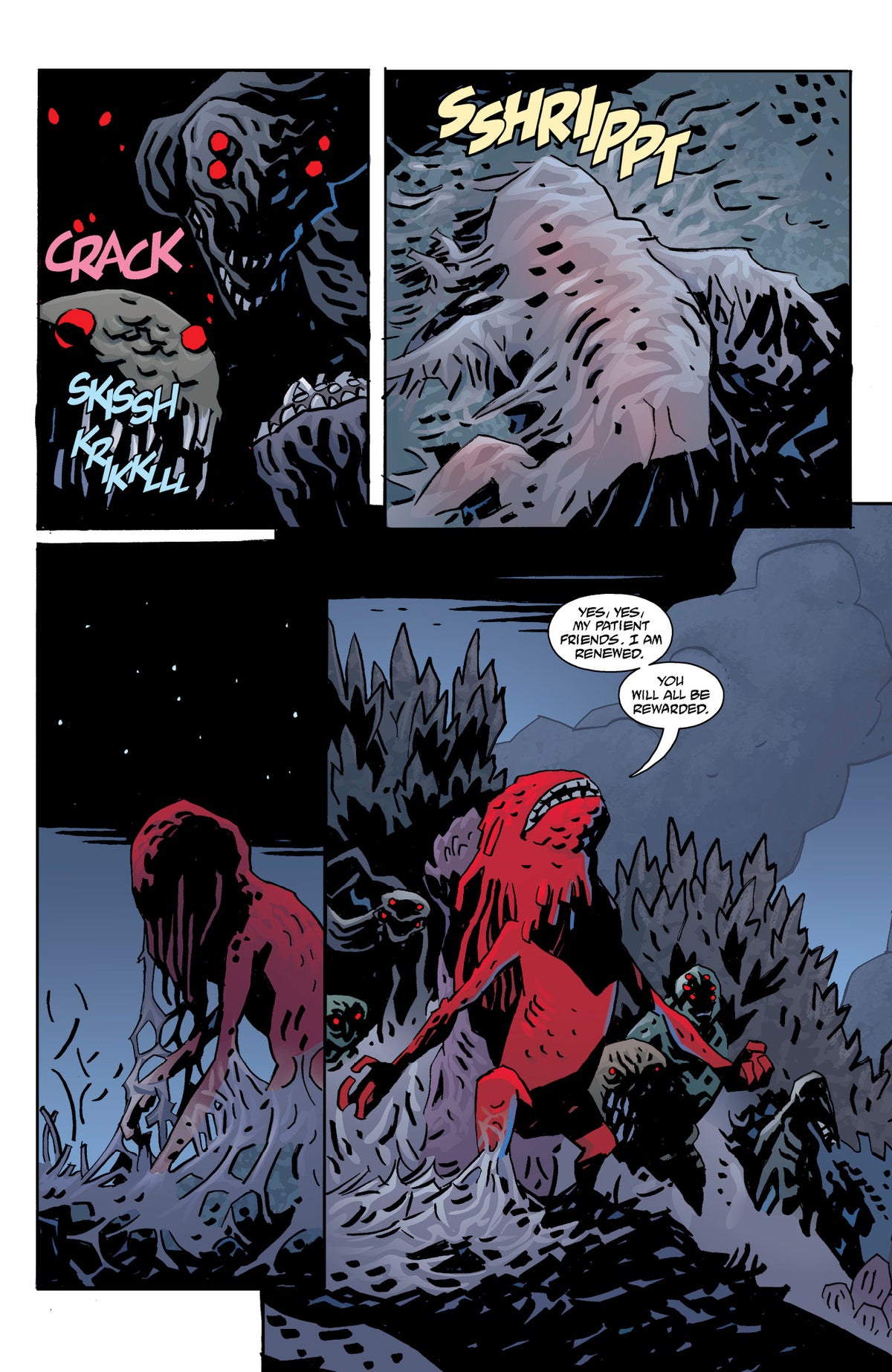 Frankenstein: New World Volume 3--The Speed of Darkness interior 4 (ISBN 9781506745923)