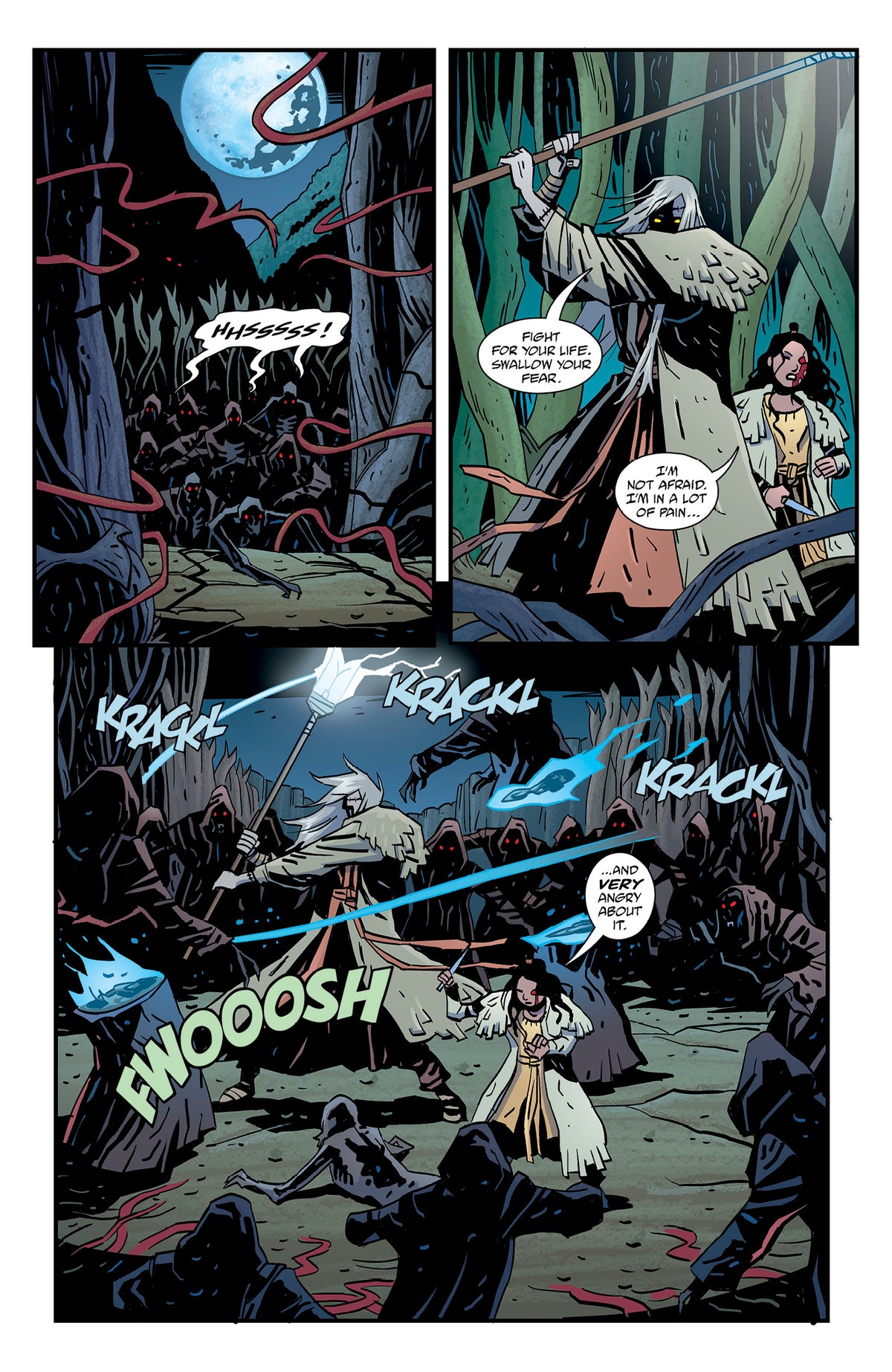 Frankenstein: New World Volume 3--The Speed of Darkness interior 6 (ISBN 9781506745923)