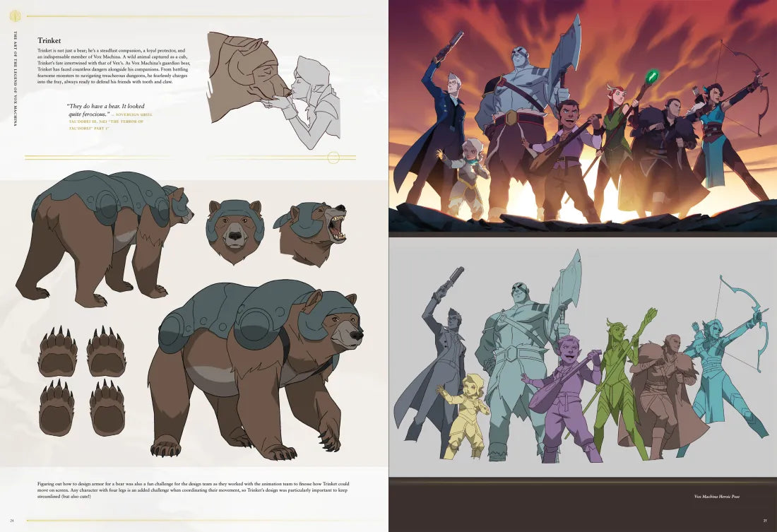 The Art of The Legend of Vox Machina US - Hardback