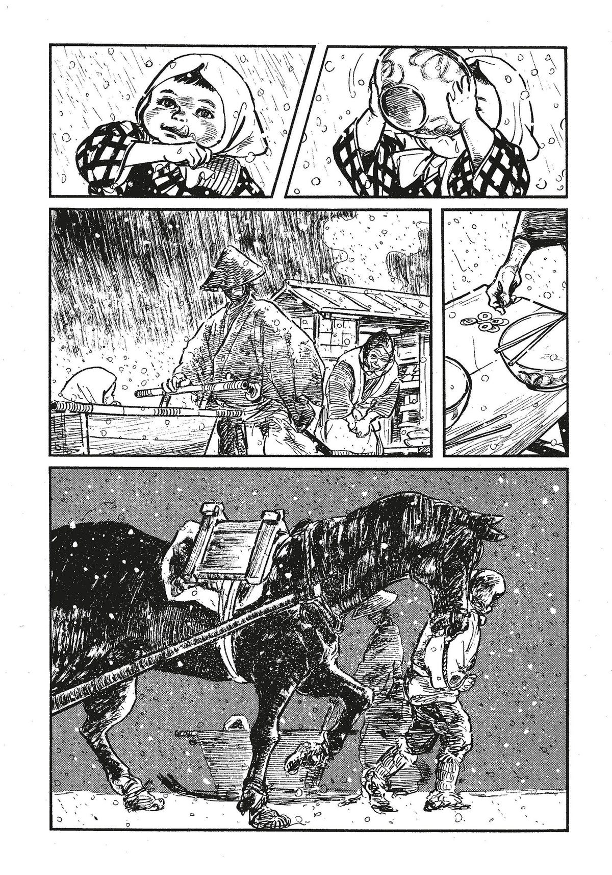 Lone Wolf and Cub Deluxe Edition Volume 4 interior 3 (ISBN 9781506747644)