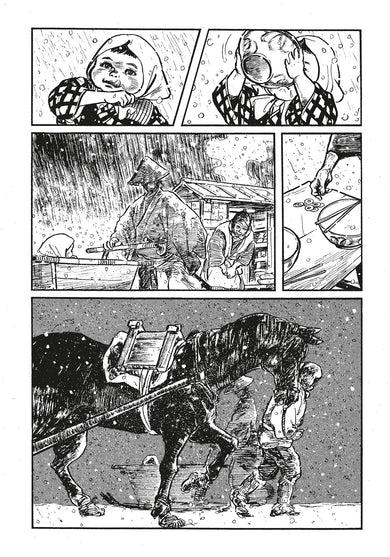 Lone Wolf and Cub Deluxe Edition Volume 4 interior 3 (ISBN 9781506747644)